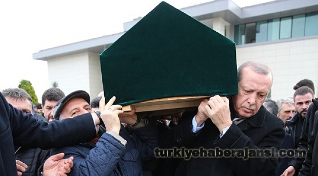 Erdoğan, Bekir Sıtkı Albayrak'ın Cenaze Törenine Katıldı