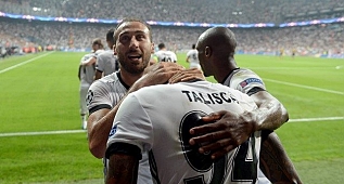 Beşiktaş-Leipzig Maçından Kareler 