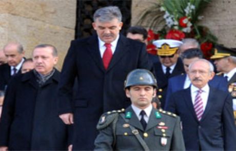 Anıtkabir'de Liderler Yan Yana