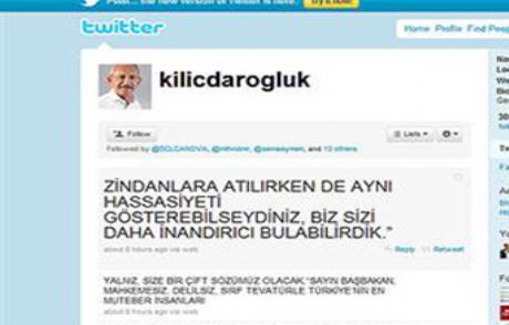 Kılıçdaroğlu Erdoğan'ı Twetter'dan Bombaladı!
