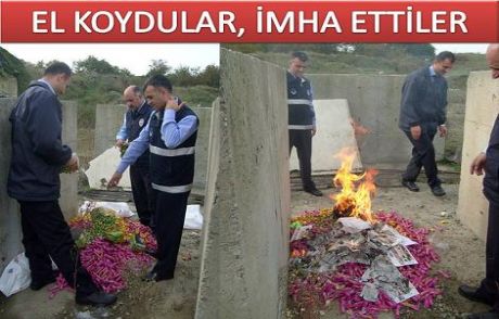 5 Bin Şeker Ve Çikolata İmha Edildi