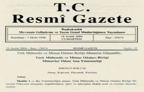 Karar Bugün Resmi Gazete'de Yayımlandı