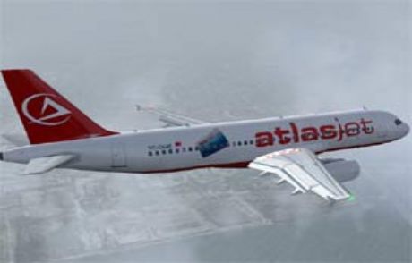Atlasjet Uçağında Yıldırım Paniği