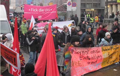 Avusturya, Da Öğrenci Protestoları