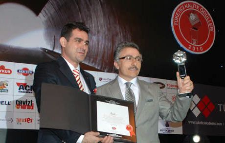 Aydi'ye Tüketici 2010 Kalite Ödülü