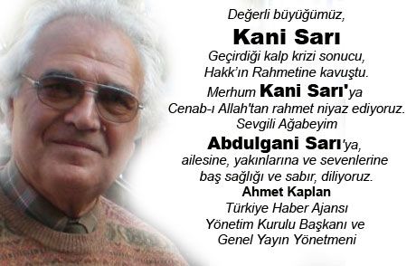 Yönetmen Abdulgani Sarı’nın Acı Günü