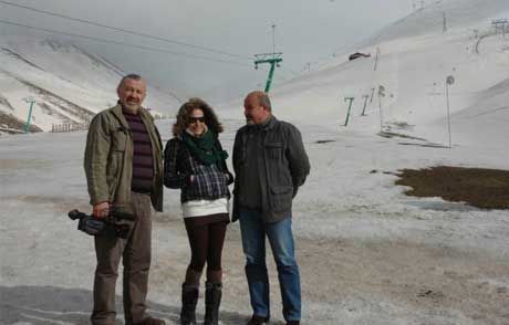 Karakaş Erzurum’da Belgesel Çekiyor