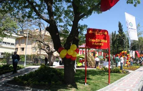 Özhan Canaydın Parkı Açıldı