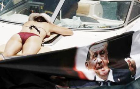 İsraillilerden Erdoğan'a İlginç Protesto