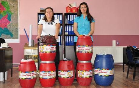 551 Kilo Pil Topladılar