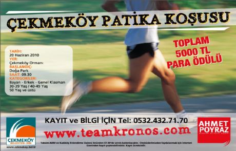 Çekmeköy'de Patika Koşusu