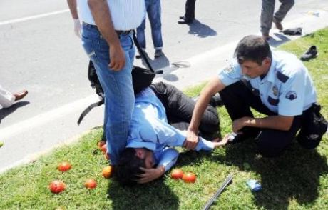 Muhabirin Yıkıldığı An