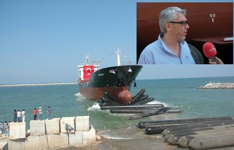 Karasu’da İlk Gemi Denize İndirildi