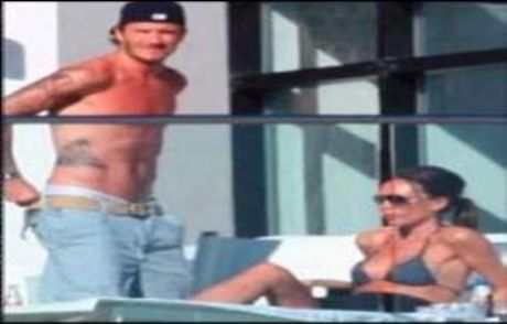 David-victoria Beckham Çifti Tatilde