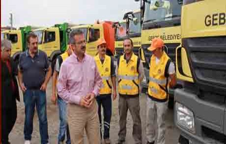 Gebze'de Temizlik Filosu Yenilendi