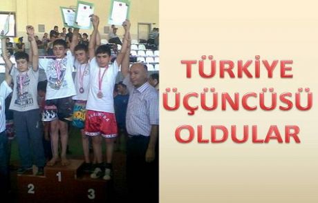 Türkiye Üçüncüsü Oldular