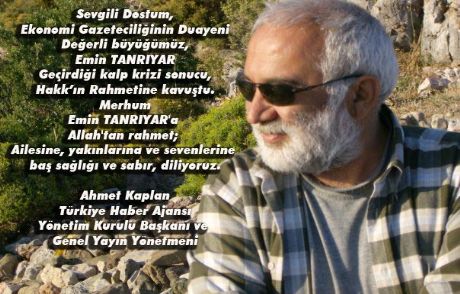 Emin Tanrıyar'ı Kaybettik