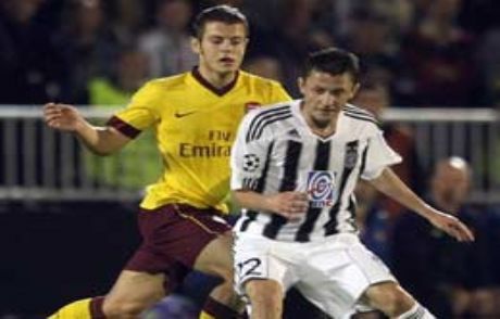 Arsenal Partizan Maçında Coştu