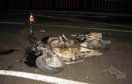 Yolcu Otobüsü Motosiklete Çarptı