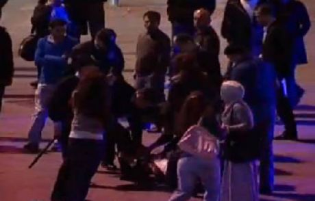 Taksim Meydanı'nda Taciz Kavgası