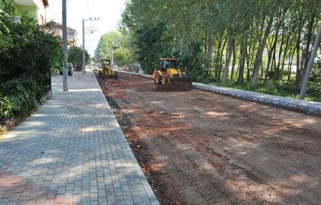 Ordulular Sokak Asfalta Hazırlanıyor