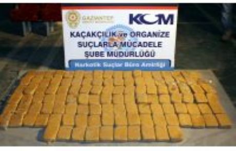 Gaziantep'te 60 Kilogram Eroin Ele Geçirildi