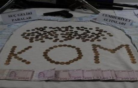 Polis Çil Çil Altınları Sergiledi