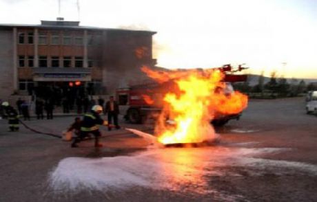 Yangın Tatbikatında Facia; 11 Yaralı