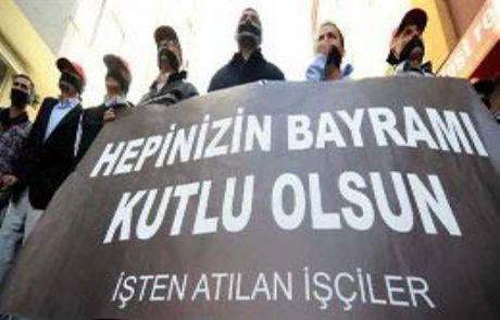Bayramlaşma Töreninde Protesto