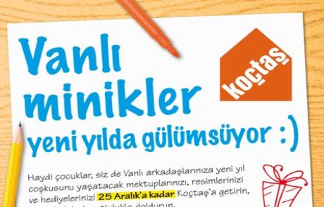 Koçtaş'tan 'van'a Mektuplar Projesi'