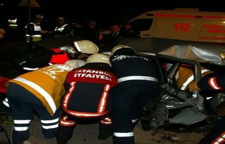 Tuzla'da Feci Kaza!