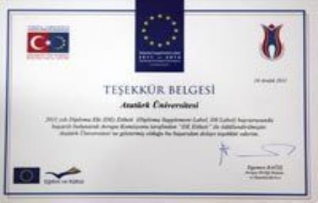 Rektör Koçak'a De Etiketi