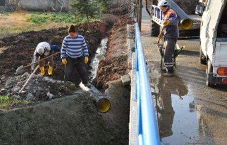 Yağmur Suyu Kanalları Yenilendi