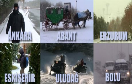 Kar Yağışının Etkili Olduğu İller