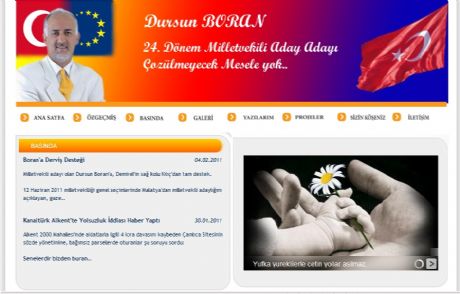 Dursun Boran İnternet Sitesi Kurdu