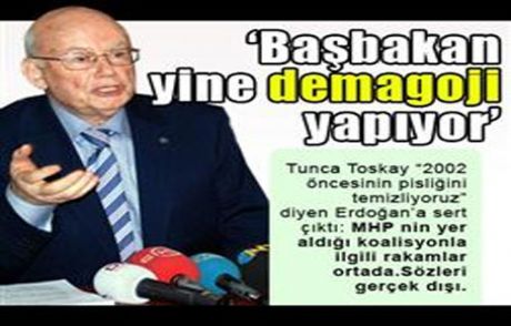 Başbakan Yine Demagoji Yapıyor