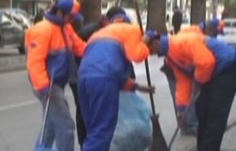 İşçilerin 'çöp' Kavgası