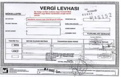 Vergi Levhası Almak Kolaylaşıyor