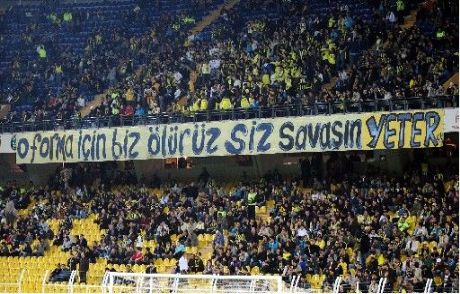 Taraftardan Aziz Yıldırım'a Destek