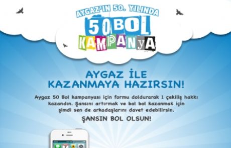 Aygaz’ın 50. Yılında 50 Bol Kampanya