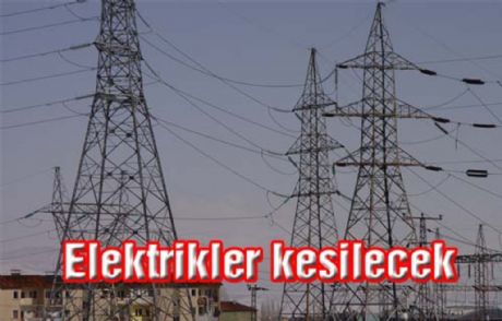 Aksaray'da Elektrik Kesintisi