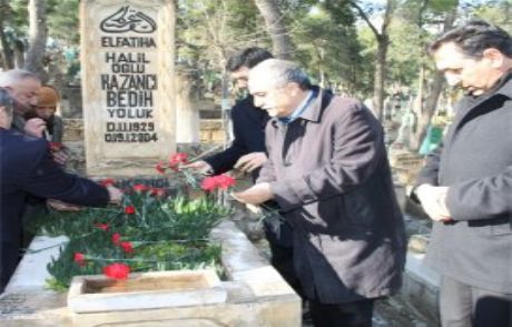 Kazancı Bedih Mezarı Başında Anıldı