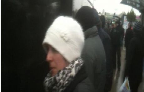 Metrobüslerde Kar Yoğunluğu