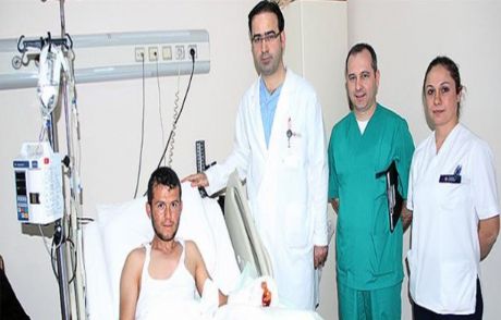 Kopan Parmağı 8 Saat Sonra Dikildi