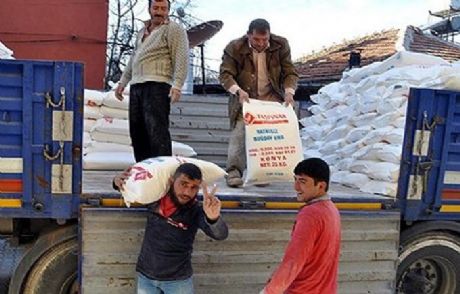 Konya'dan Suriyelilere 27 Ton Un