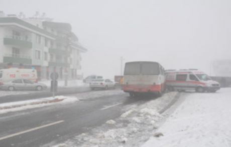 Kazaya Giden Ambulans Kaza Yaptı