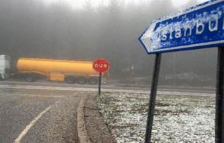 Bolu Dağı'nda Buzlanma Uyarısı