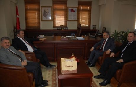 Kaymakam Özcan'a Ziyaret