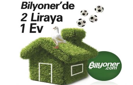 Bilyoner, 2 Tl'ye Ev Kazandırdı