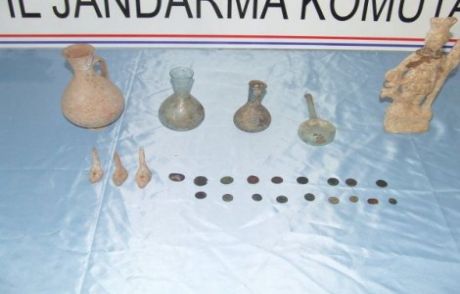 Uşak'ta Tarihi Eser Operasyonu